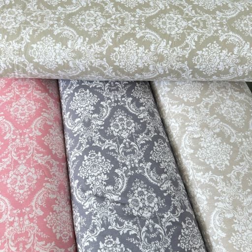 İkat Desen Poplin Kumaş