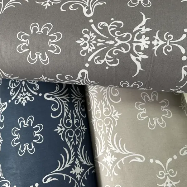 İkat Desen Poplin Kumaş