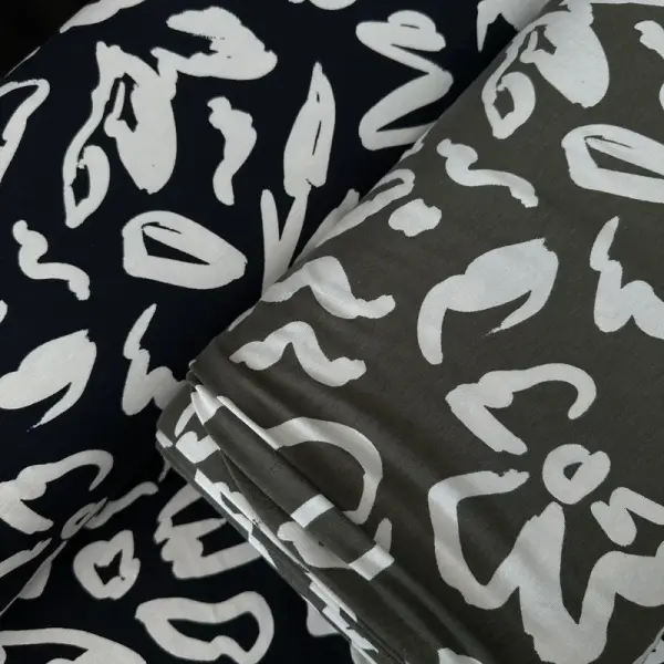 Floral Penye Penye Kumaş