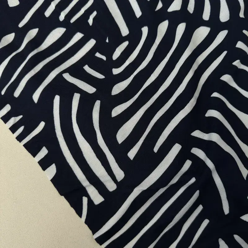 Lacivert Wave Penye Kunaş