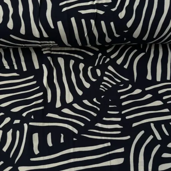 Lacivert Wave Penye Kunaş