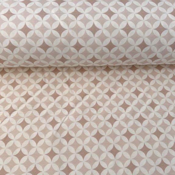 Bej Kombin Desen Duck Bezi 3