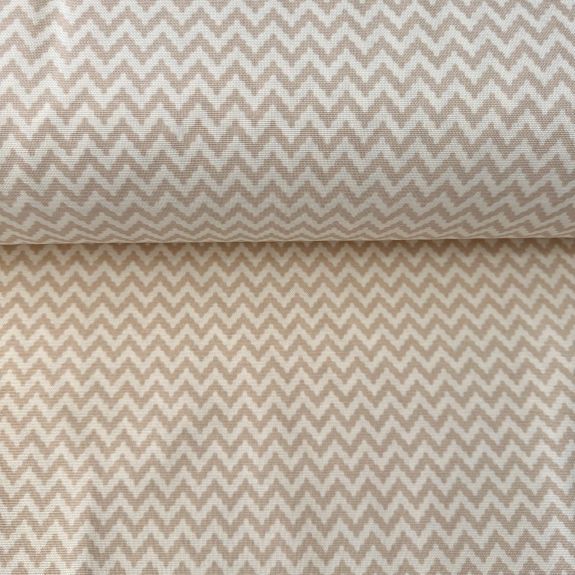 Bej Kombin Desen Duck Bezi 4