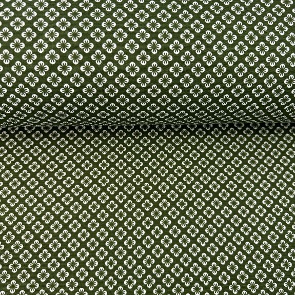 Yeşil Kombin Desen Duck Bezi 1