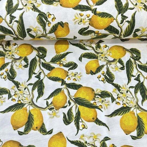 Limonlar Ve Palmiye Yaprağı Duck Bezi