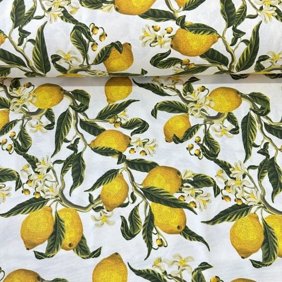 Limonlar Ve Palmiye Yaprağı Duck Bezi