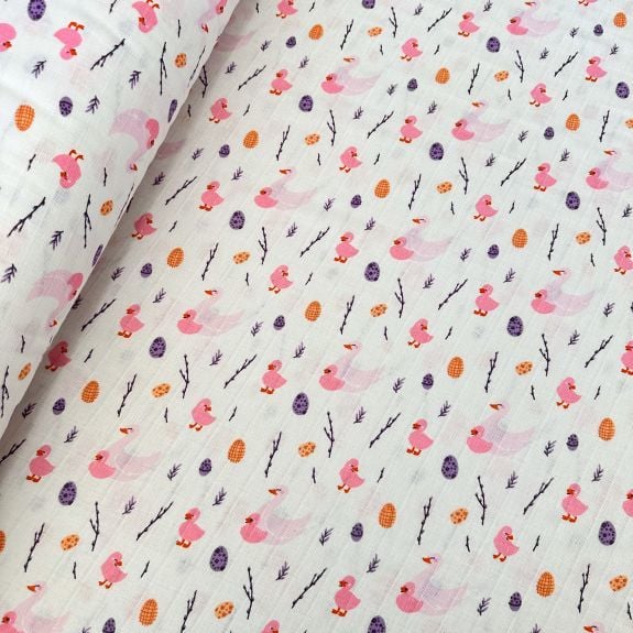 Pembe Kuğu Müslin Bezi