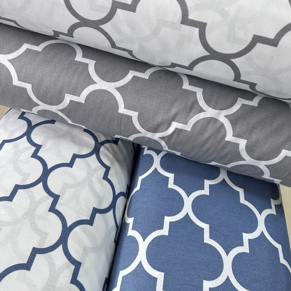 Sur Desen Poplin Kumaş