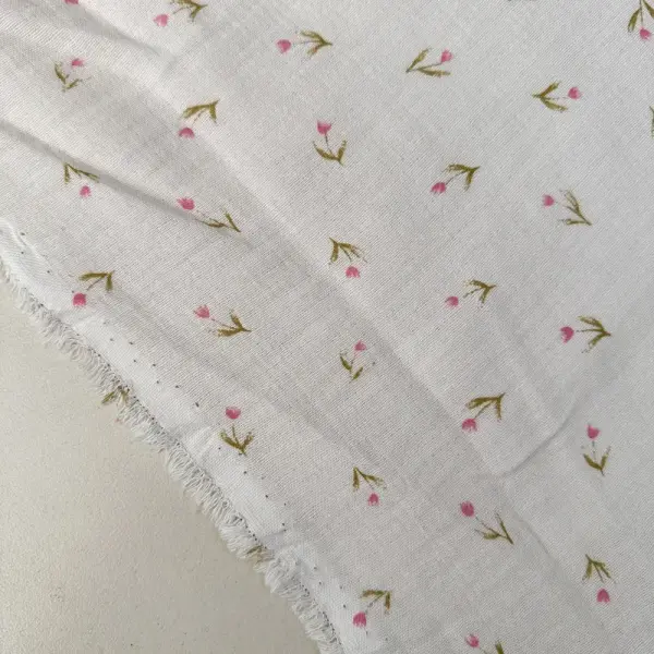 Pembe Laleli Müslin