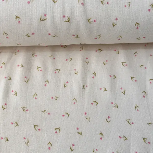 Pembe Laleli Müslin