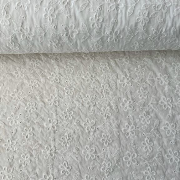 Beyaz papatya Dalı Fisto Kumaş