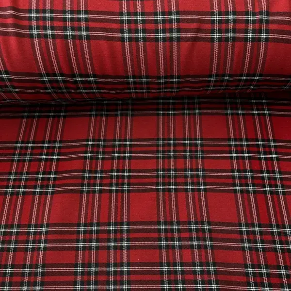 Kırmızı Kareli Scoth Kumaş