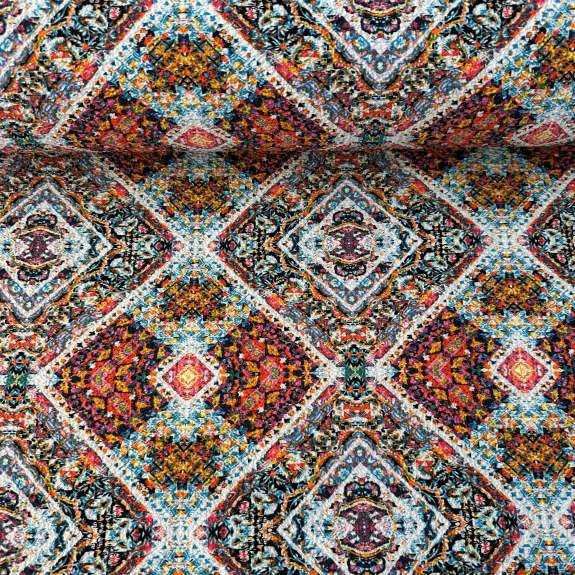 Etnik Desen Gofre Kumaş