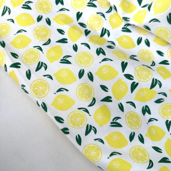 Limoncuk Poplin Kumaş Sarı