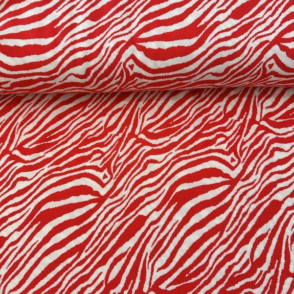 Resif Viskon Kumaş Kırmızı