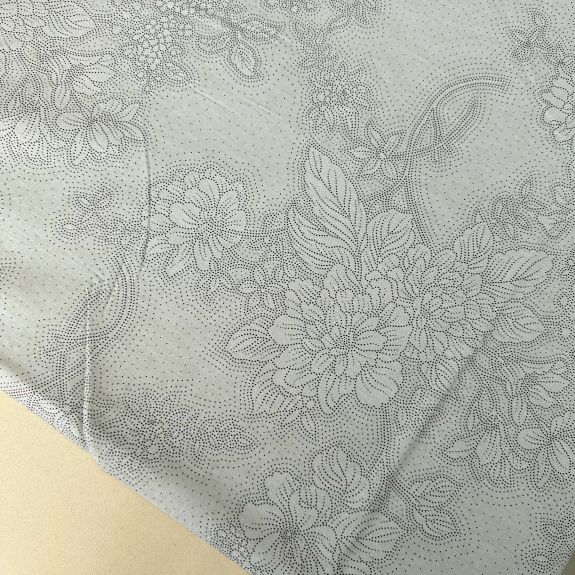 Geometrik Çiçek poplin Kumaş Yeşil