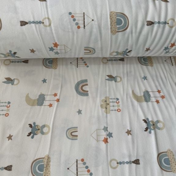 Bulutlardaki Bebek Pazen Kumaş