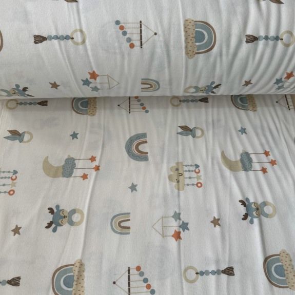 Bulutlardaki Bebek Pazen Kumaş