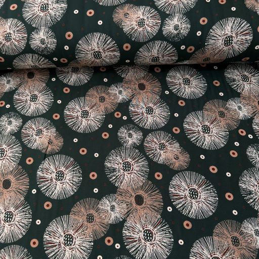 Japonic Viskon Kumaş Haki