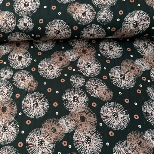 Japonic Viskon Kumaş Haki