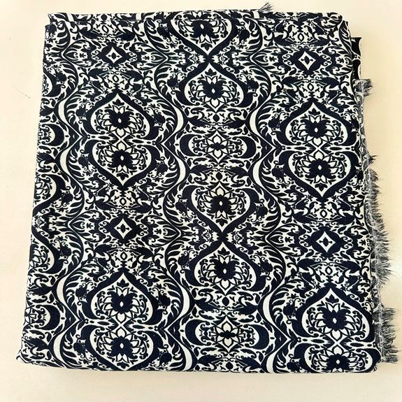 İndia Viskon Kumaş Siyah