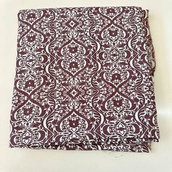 İndia Viskon Kumaş Kahverengi