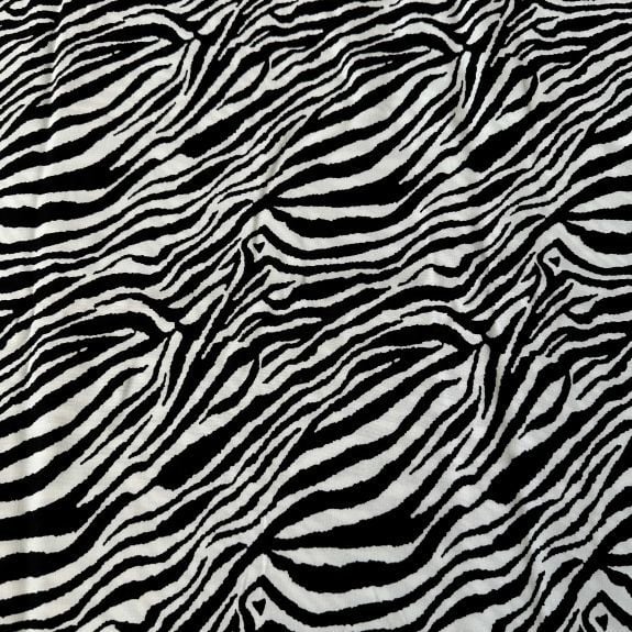 Zebra Viskon Kumaş