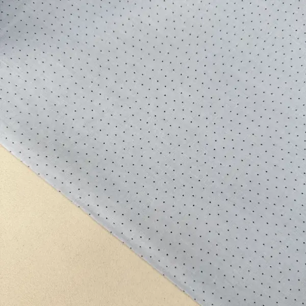 Daldaki Güller Poplin Kumaş Mavi-Noktalı