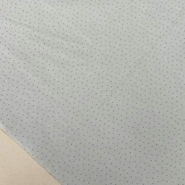 Daldaki Güller Poplin Kumaş Yeşil-Noktalı