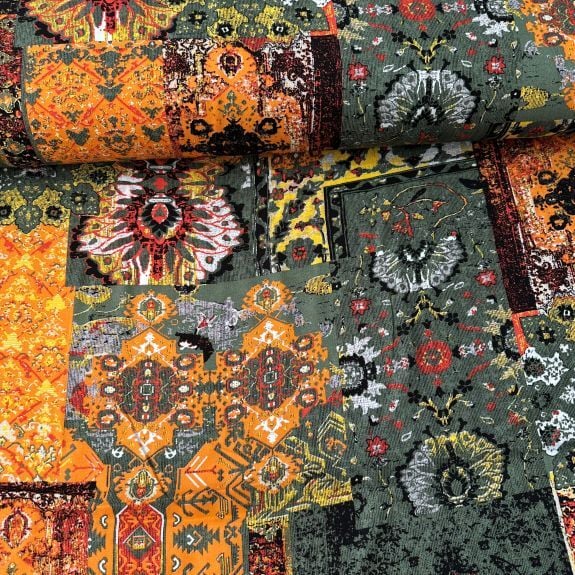 Moroc Viskon Kumaş Yeşil