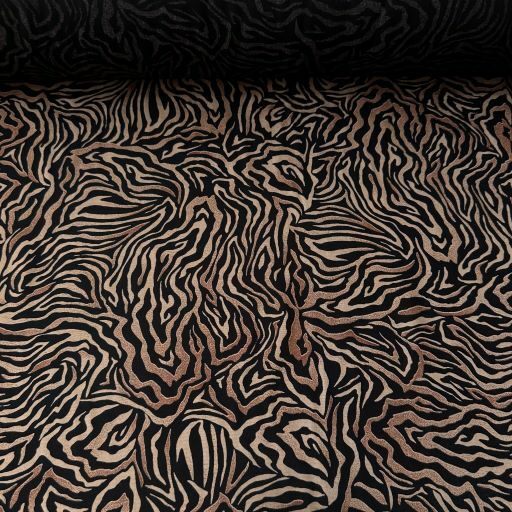 Batik Desen Tek En Viskon Kumaş Kahverengi