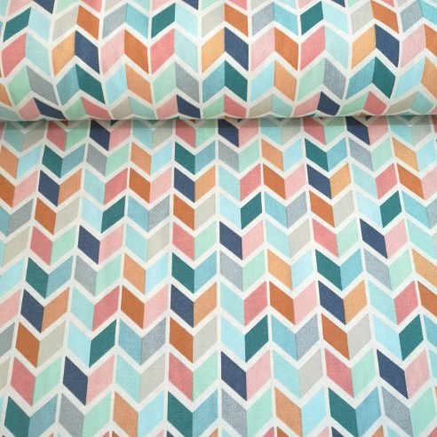 Renkli Oklar Duck Bezi Yeşil