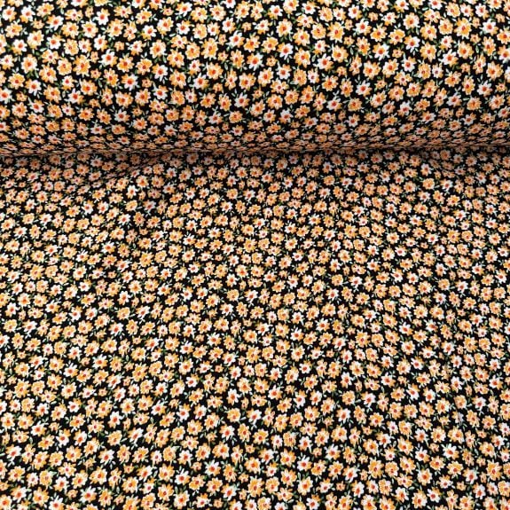 Daisy Viskon Kumaş Sarı