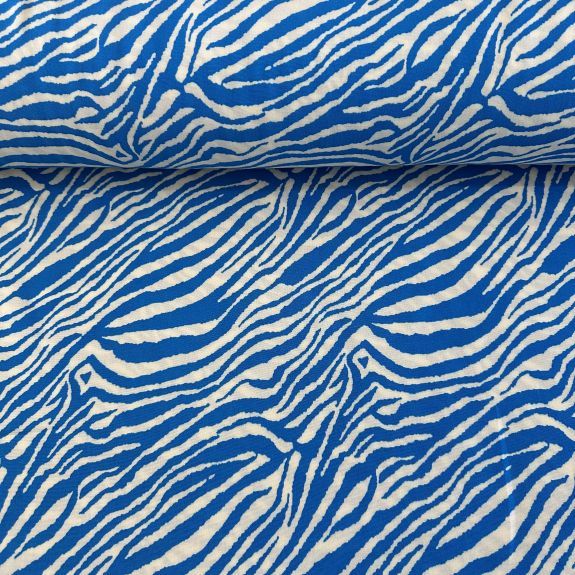 Resif Viskon Kumaş Mavi