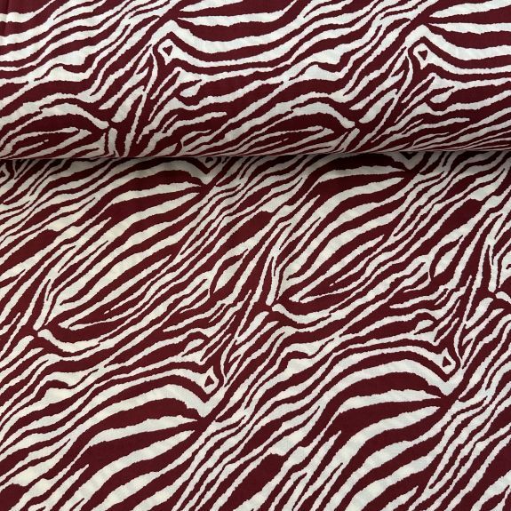 Resif Viskon Kumaş Bordo