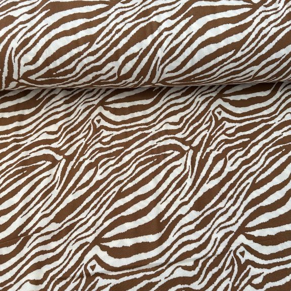 Resif Viskon Kumaş Koyu Bej