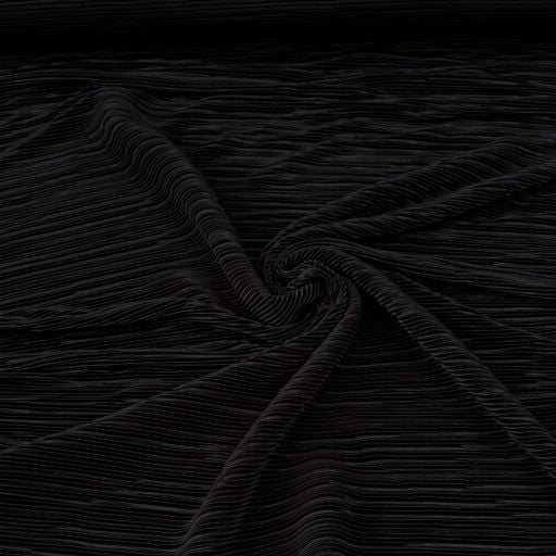 Siyah Piliseli Kumaş