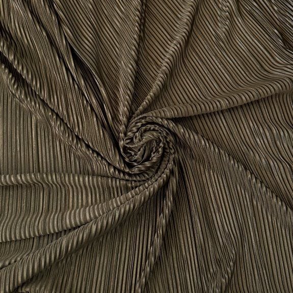 Yağ Yeşili Piliseli Kumaş