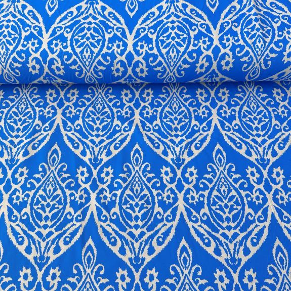 Ebruli Romance Kumaş Mavi