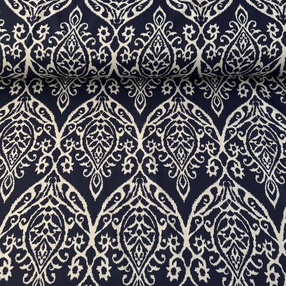 Ebruli Romance Kumaş Siyah