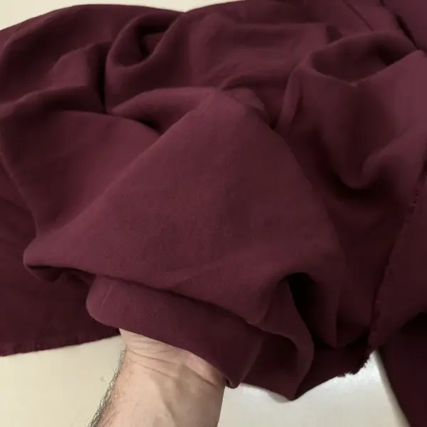 Bordo Tensel Modal Kumaş