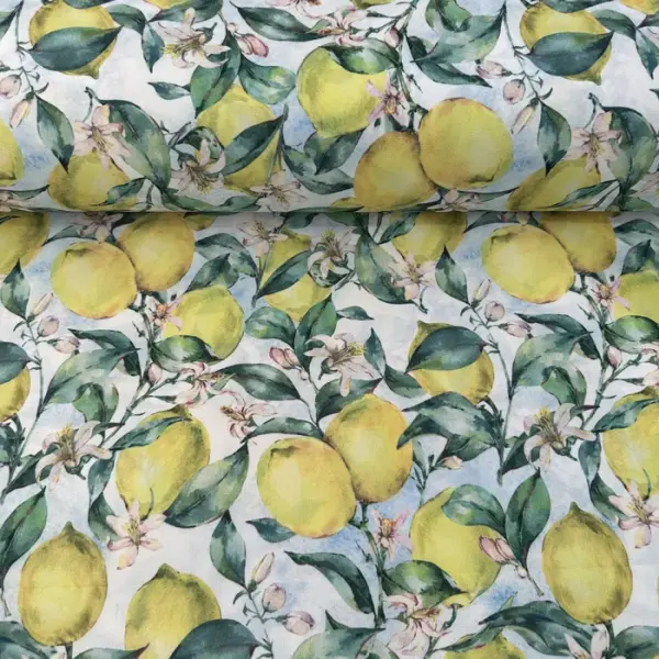 Limonlu Rubi Kumaş