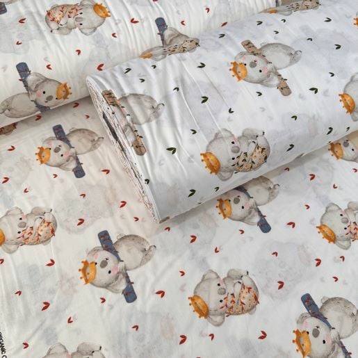 Kral Koala Poplin Kumaş