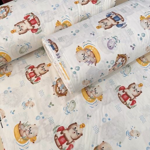 Minik Fok Poplin Kumaş