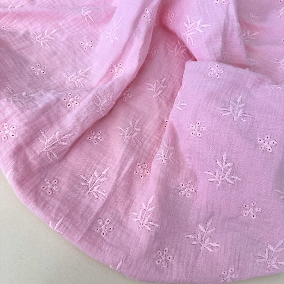 Brode Double Müslin Bezi Pembe