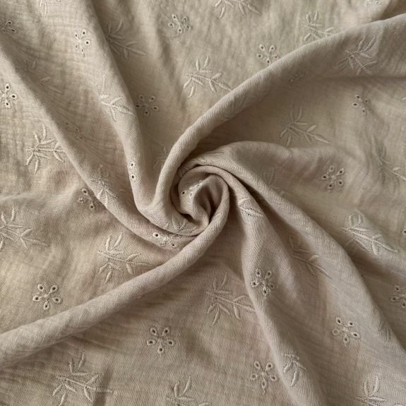 Brode Double Müslin Bezi Bej