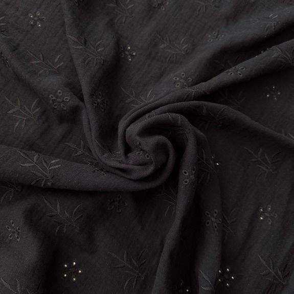 Brode Double Müslin Bezi Siyah