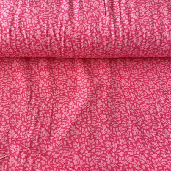 Anemon Viskon Kumaş Pembe