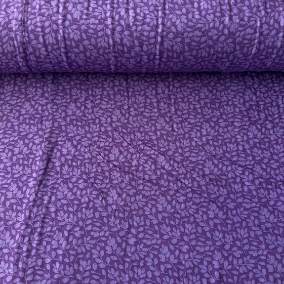 Anemon Viskon Kumaş Lila