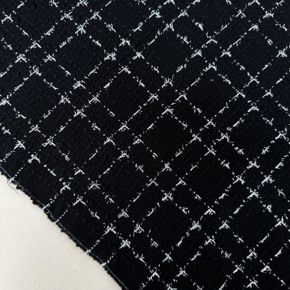 Siyah Gümüş Simli Festival Chanel